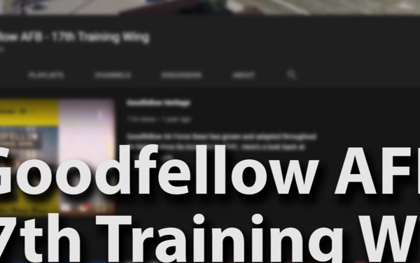 Goodfellow AFB YouTube Channel