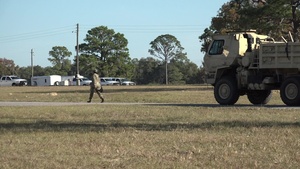Georgia Army and Air National Guard set up for EXEVAL 2019