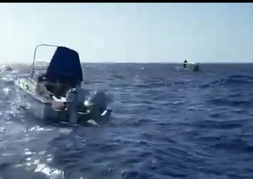 Coast Guard, interagency partners rescue two overdue boaters near Bahamas