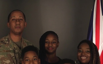 SSgt. Jemarco Brooks and family Holiday Shoutout