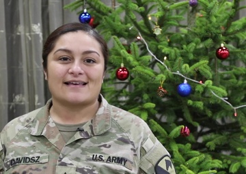 Sgt. Adriana Davidsz of Chicago, IL 1-227 ARB Holiday Shout-out