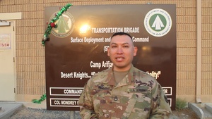 Sgt. 1st Class Paz Holiday Greetings to El Paso, Texas.