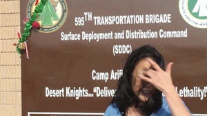 Maria McKnight Holiday Greetings to 29 Palms, Calif.