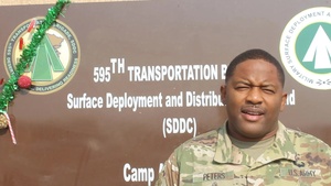 Staff Sgt. Dixon Peters Holiday Greetings to Newport News, Va.