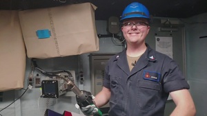 GHWB Sailors Rip Up Deck on Ship