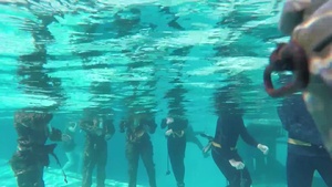 B-Roll: Camp Pendleton Marines conduct underwater egress training
