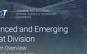 The Chem/Bio Defense S&amp;T Portfolio - Advanced &amp; Emerging Threats Division