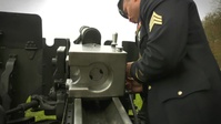 WWII75: The 529th Military Police Company salute battery