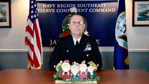 Commander NRSE RCC Jacksonville FLGives a Holiday Greetings to Sailors!