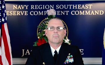 Commander NRSE RCC Jacksonville FLGives a Holiday Greetings to Sailors!