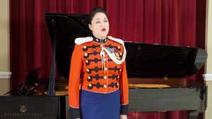 Marine Band Vocalist Sings God Rest Ye Merry Gentlemen