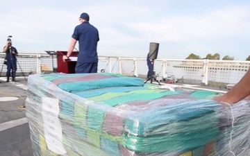 Coast Guard Cutter offloads $312 mil worth of cocaine in San Diego