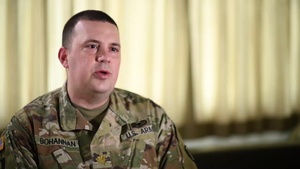 Army Maj. Aaron Bohannan interview during Yama Sakura 77
