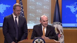 Briefing with Special Representative for Venezuela Elliott Abrams, and U.S. Charge d' Affaires for Venezuela James B. Story at the Department of State