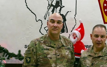 108th Command Holiday Greeting from Iraq