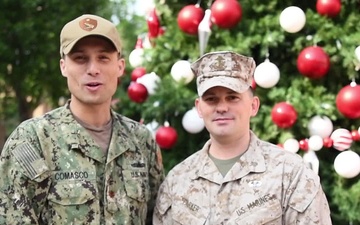 MAJ Russell Parker and LCDR Carl Comasco