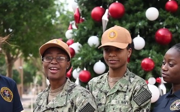 LTJG Jenna Misuraca, LT Nicole Kelly-Moore, HN Stephanie Fredrick, LT Ayanna Fitzgerald