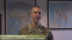 1st Combat Communications Squadron Holiday Message