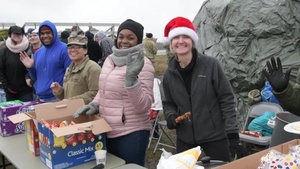 U.S. Soldiers Give Toys to Kids in Need