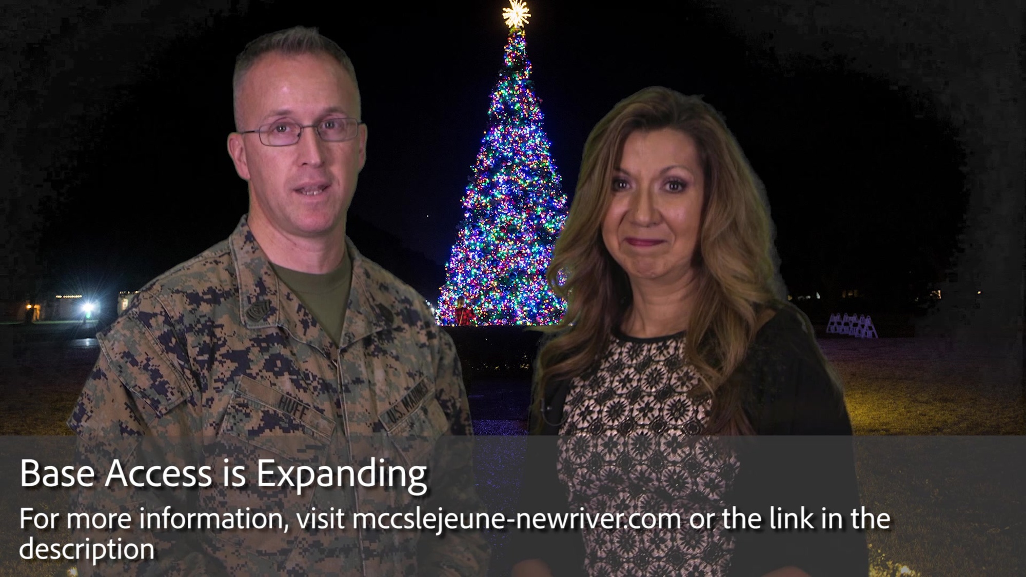 On this week’s episode of Real Quick, we have information on expanding base access, temporary Marine Corps Community Services store closures, and Christmas meals. Real Quick will be on hiatus until the new year. For more information on base access expansion, visit https://download.militaryonesourse.mil/12038/MOS /Factsheets/expanding-access-fact-sheet.pdf(U.S. Marine Corps video by Cpl. Evan Falls)