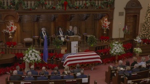 Brig. Gen. James Kemp McLaughlin Funeral Service B-Roll