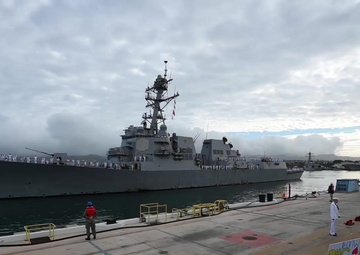 USS Wayne E. Meyer returns from deployment
