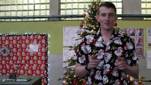 Soldiers wish family and friends Merry Christmas and happy holidays