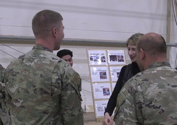 SecAF Visits Service Members in West Africa