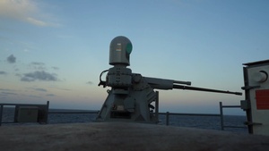 USS Emory S. Land's MK 38 Machine Gun System Packs a Punch