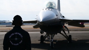 PACAF Demo Team Visits Miyazaki