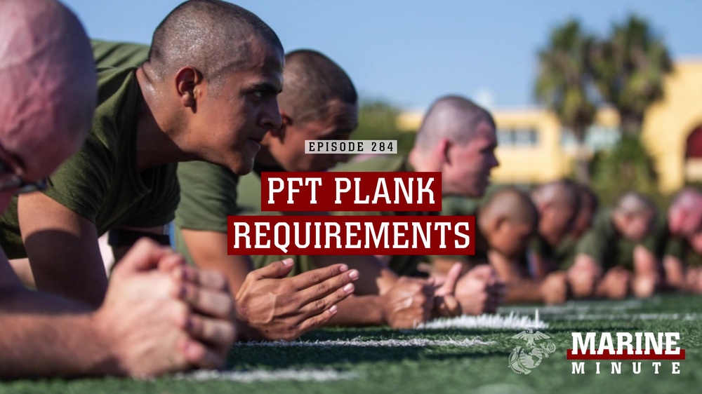 DVIDS Video Marine Minute PFT Plank Requirements