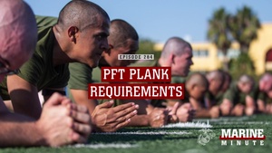 Marine Minute: PFT Plank Requirements