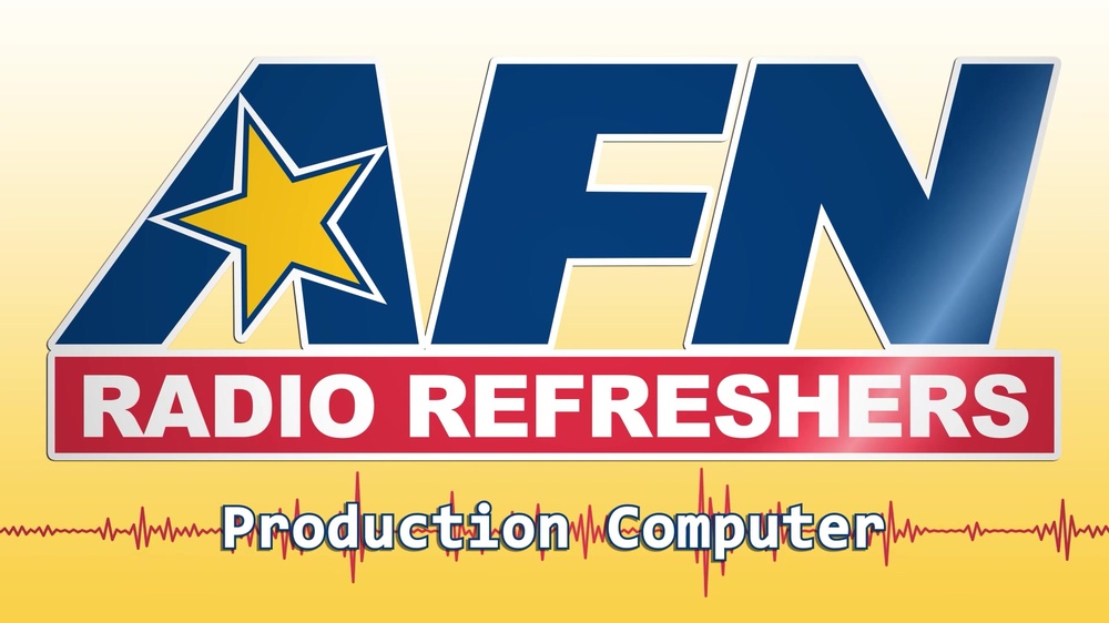 DVIDS - Video - AFN Radio Refreshers 1-5: Using the Production Studio ...