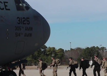 Immediate Response Force Paratroopers Deploy