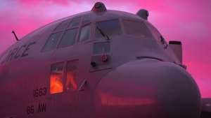 Sunrise over Ramstein Air Base (B-Roll)