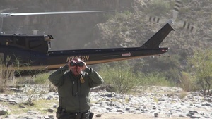 AMO UH-1N Huey operations in Big Bend Sector