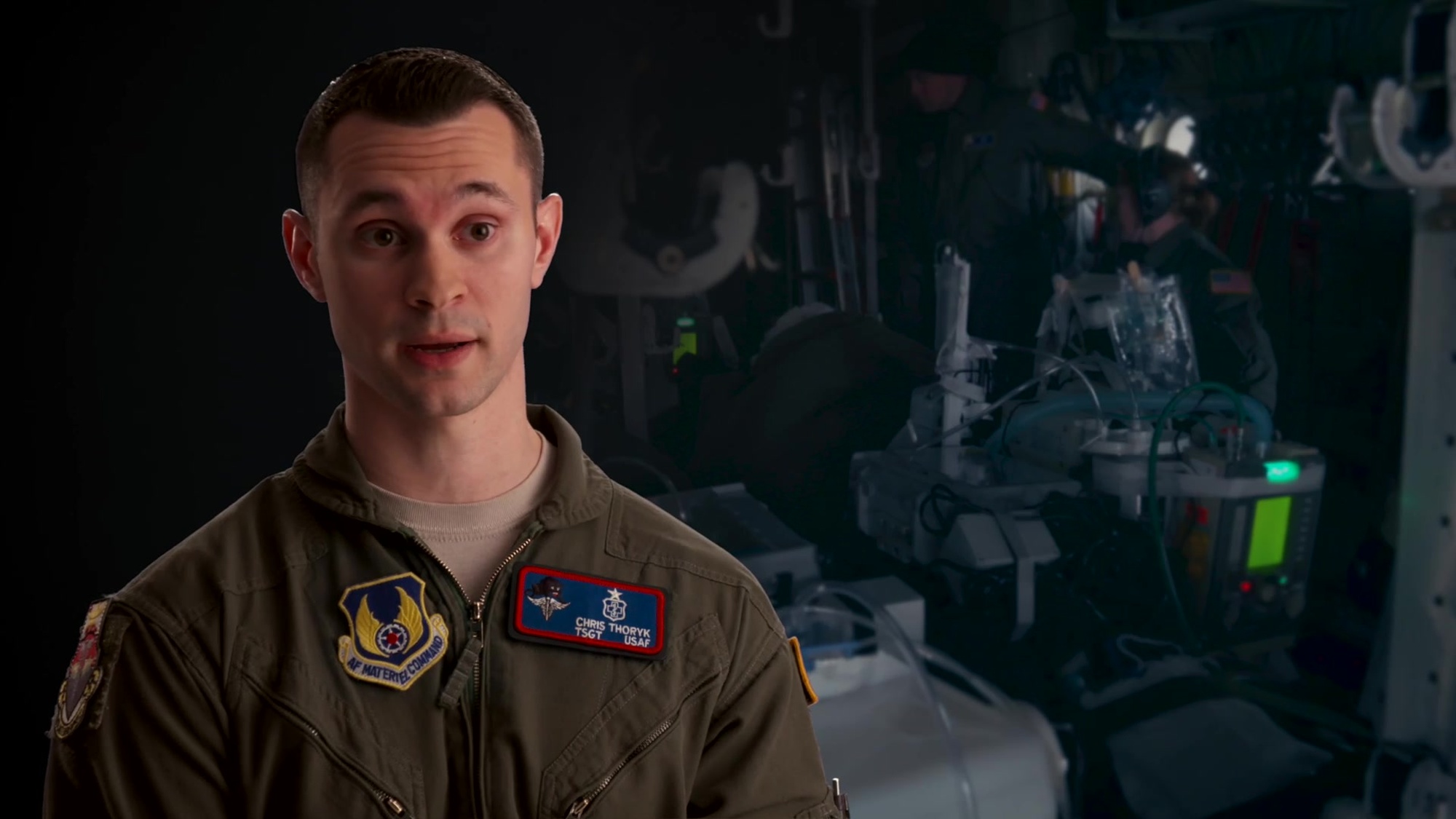 To transfer critically injured patients anywhere in the world, the Air Force uses highly trained and uniquely skilled Critical Care Air Transport Teams. These teams augment aeromedical evacuation crews to create flying intensive care units with global reach using any suitable aircraft.