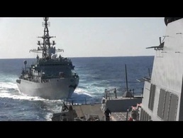 Interaction Between USS Farragut and Russian Navy Ship