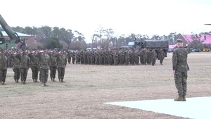 II MEF sergeant major relief and appointment ceremony