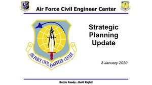08 Jan 2020 AFCEC Director delivers a Strategic Planning Update