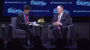 Secretary of State Michael R. Pompeo remarks to the Silicon Valley Leadership Group at the Commonwealth Club, in San Francisco, California