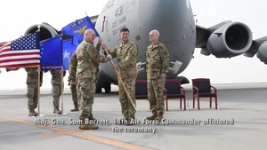 385th Air Expeditionary Group Change of Command