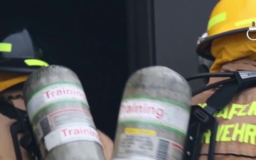 Ramstein Firefighters Train to Fight