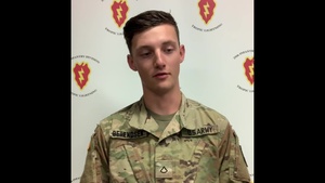 Pfc. Taylor Berendsen 25th ID Sponsorship Video