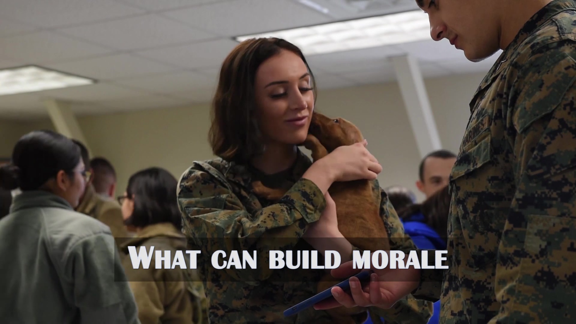 A local non-profit animal rescue comes to Goodfellow twice a month, bringing people and dogs together, with the goal of helping students and permanent party unwind and de-stress.