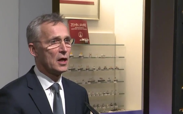 Joint doorstep by NATO Secretary General and the Chairman of the CDU - International Version