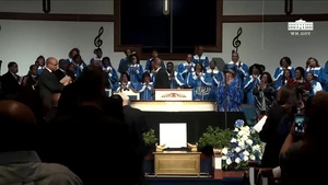 Vice President Pence Delivers Remarks at a Church Service at Holy City Church of God in Christ