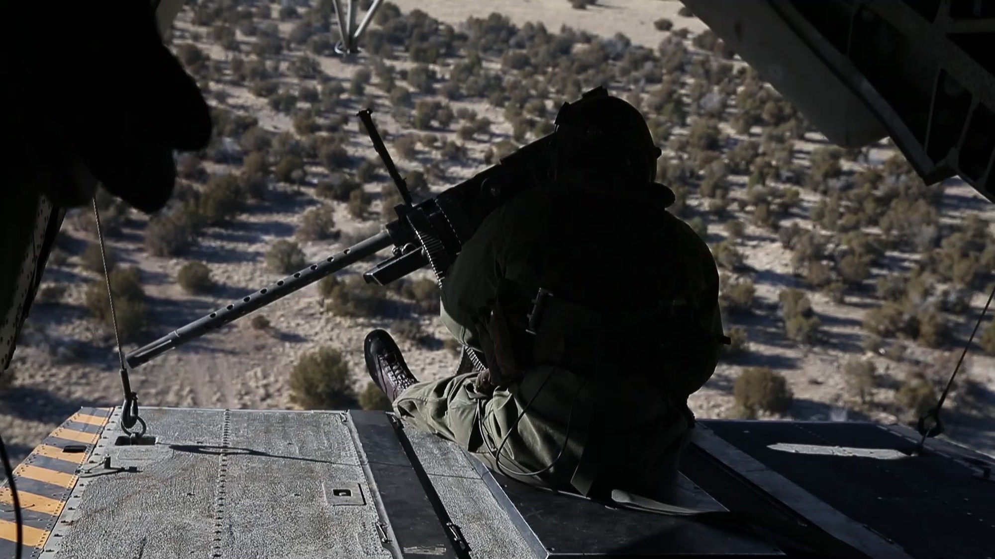This b-roll package contains footage of Marines from Marine Heavy Helicopter Squadron 461 during their deployment for training exercise at Colorado Springs, Colorado, Jan. 9-11, 2020. The purpose of the exercise is to increase the squadron’s proficiency in cold weather and high altitude aviation operations and to improve overall combat readiness. HMH-461 is a part of Marine Aircraft Group 29, 2nd Marine Aircraft Wing.<br /><br /><br />This b-roll contains the following footage;<br />CH-53E Super Stallion Helicopters<br />Marine maintenance crew performing preflight checks<br />Marines performing maintenance on CH-53E Super Stallion helicopters <br />Helicopter Support Teams mounting Humvees for transport<br />CH-53E Super Stallion Helicopter transporting Humvees<br />Marines shooting M2 Machine Guns<br />A flight brief<br /><br />(U.