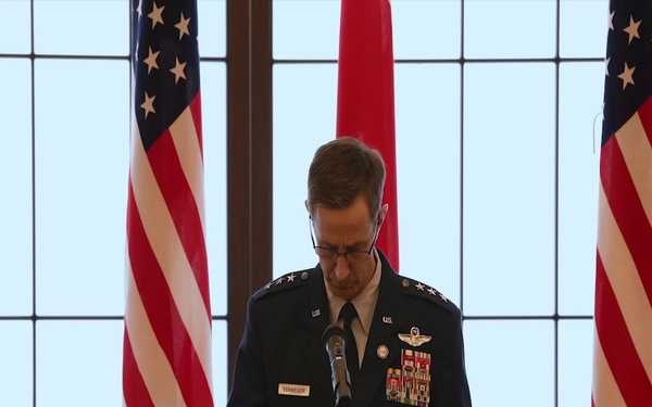 60th Anniversary U.S.-Japan Treaty of Mutual Cooperation and Security: CDA ad interum, USFJ Commander, and Mary Eisenhower Remarks (Full)