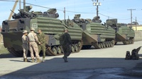 Iron Fist 2020: US Marines and Japan Ground Self-Defense Force soldiers train with assault amphibious vehicles